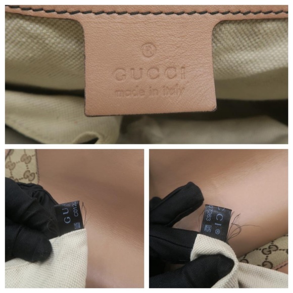 💯 Auth Gucci Chain Emily Canvas Shoulder Bag - Picture 8 of 8